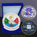 홍보 선물 Custom Gold-Plated Antique Challenge Coins