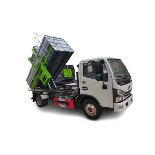 Q345 Box material 7CBM kitchen garbage truck