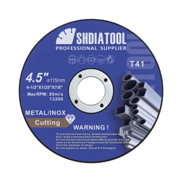 4.5in Ultra Thin Reinforced Resin Cutting Wheel for Metal/Steel/Iron