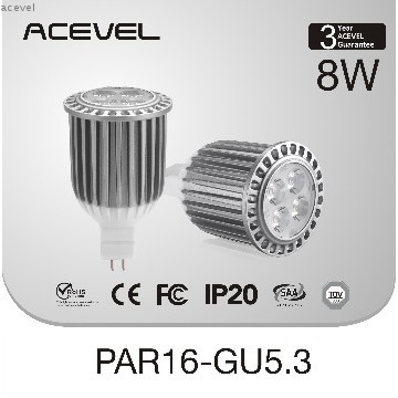 8W LED spot lamp PAR16-GU5.3