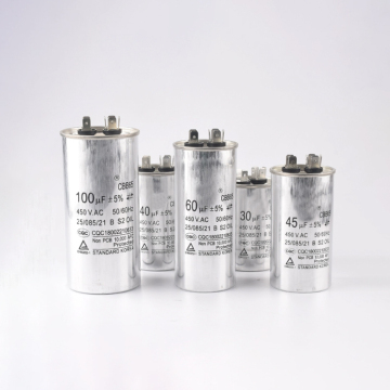 LUOYIDA 450V AC Air Conditioner CBB65 Start Motor Capacitor 50UF 60UF 70UF 80UF 100UF