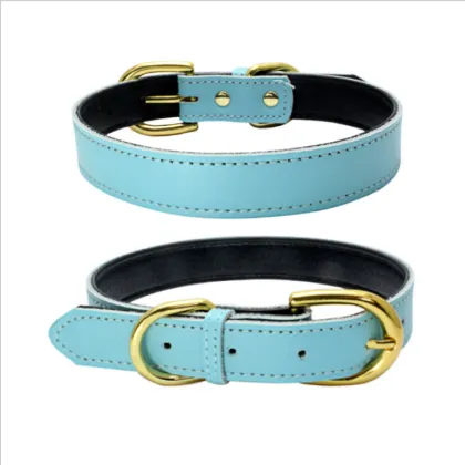 Wholesale dog collar leather black