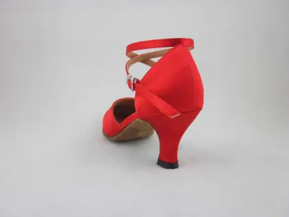 Red ballroom shoes women