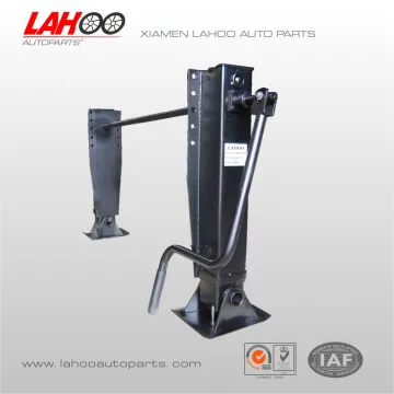 Hydraulic trailer truck landing gear