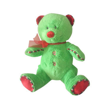 Stuffed Bear Toy, Made of Soft Velboa and Plush, 100% Polyester Filling