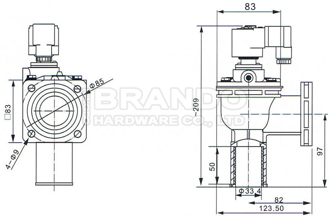 CAC25FS Pulse Jet Valve