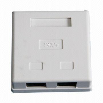 Cat5e FTP 2 Ports Mounting Boxes, Installation Position, OEM Services are Provided