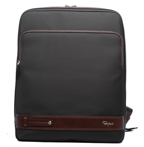 Professional Durable Business Bag Nylon Leather Computer Backpack (114-12507)