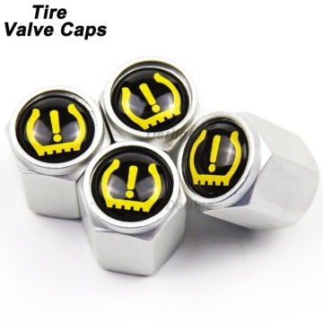 Universal Aluminum Tire Valve Caps for Schrader Valves