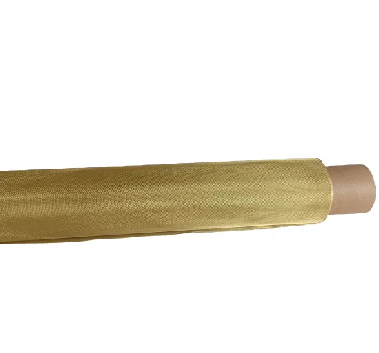 100 Mesh Brass Woven Wire Mesh Screen: 30% Zinc 70% Copper Metal Mesh Sheets for Aerospace