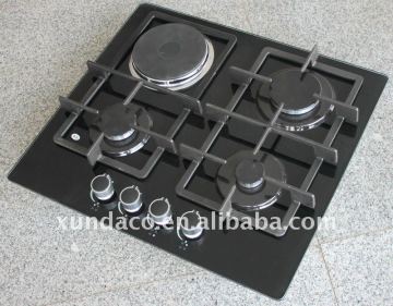 gas and electric hob