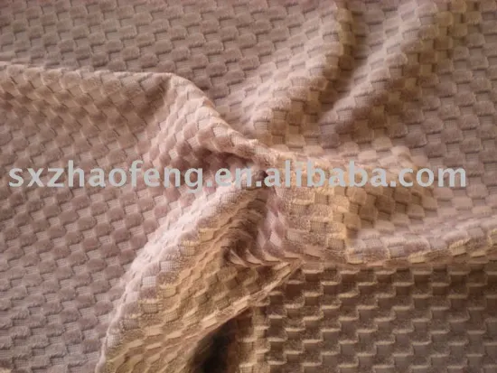 woven twill 100%cotton jacquard velveteen fabric for sofa cover cloth