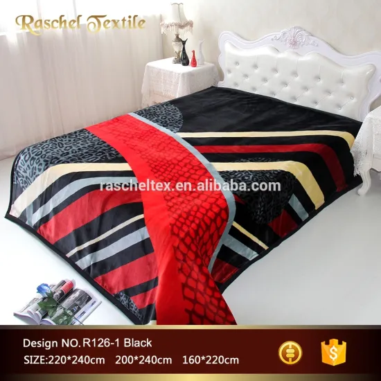 100% Polyester Spansh Design 1Ply Mora Blanket Spain