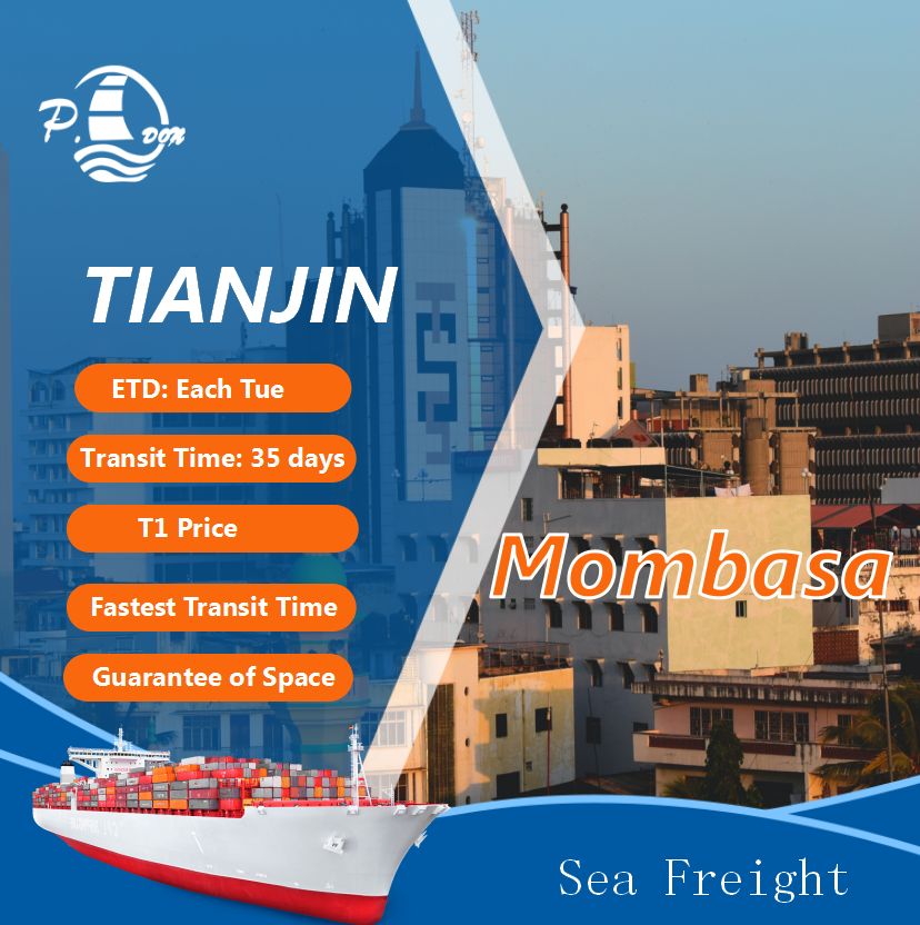 Sea Freight From Tianjin To Mombasa