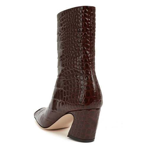Elastic Short Boots for Women with Textured Sole
