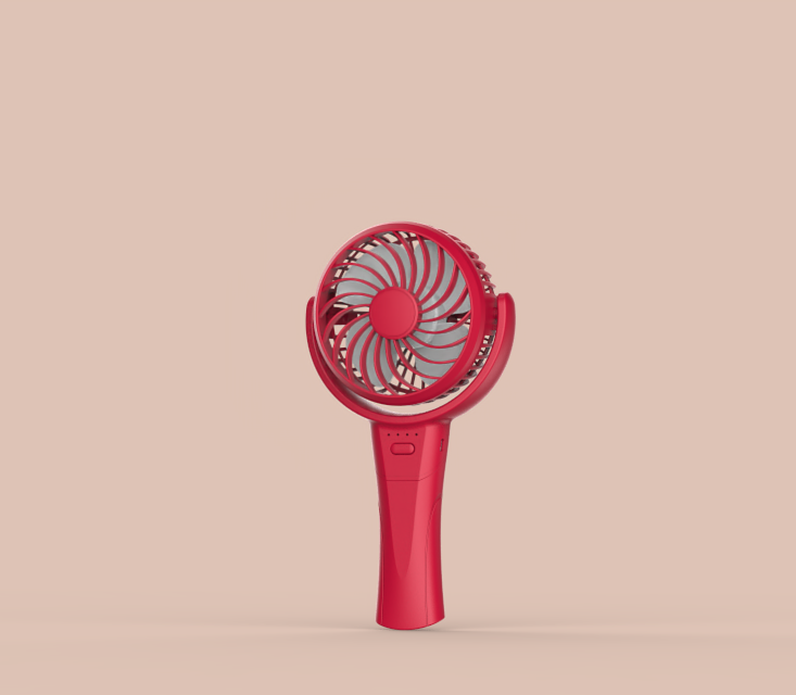 Mini Fan Kn L2804 Red