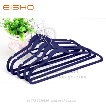 China Non Slip Metal Shirt Hanger Rubber Coating Clothes Hangers  Manufacture and Factory