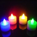 LED color changing pillar candle