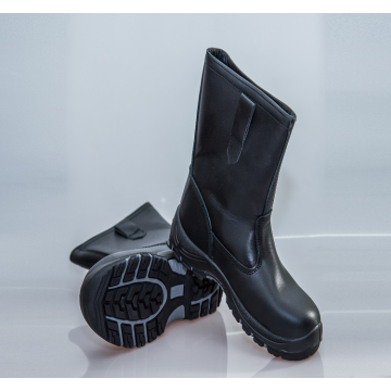 Pembinaan suntikan atas kulit PU Intsole Boots Safety