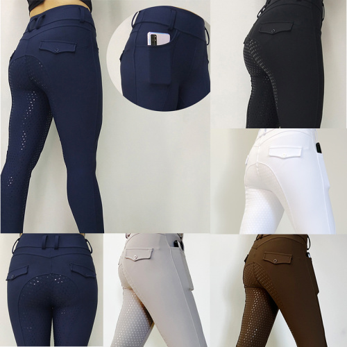 Front Pockets Women Horse Riding Breeches