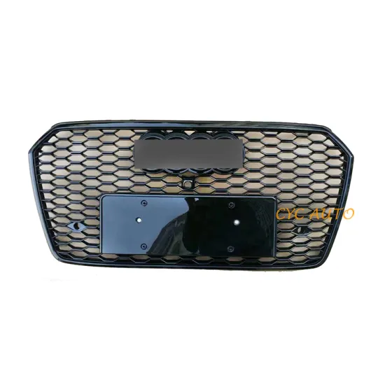 ABS Tuning Front Bumper Grill with Camera Hole RS7 Style for Audi A7/S7 4G LCI 2016-2018