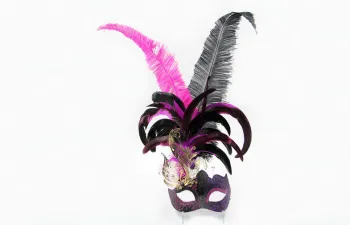 Unique Carnival Venetian Masks Hand Painted For Facial Decoration