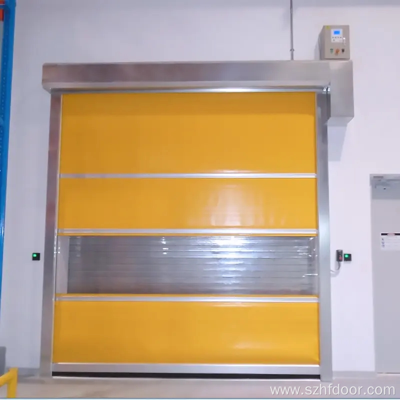 Fast automatic rolling door