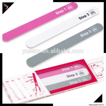 DOUBLE sided grit balck color nail file disposable nail f