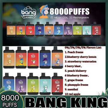 Bang King 8000 Puffs Disposable E-cigarette Wholesale Price