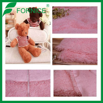 polyester faux lion fur toy fabric