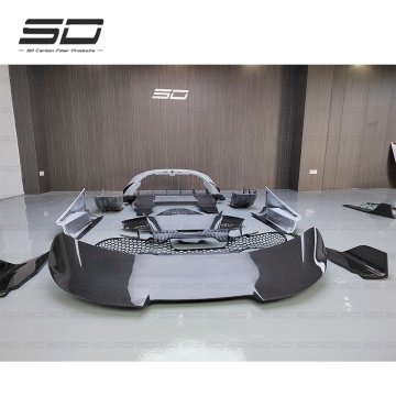 Carbon Fiber Body Kit for McLaren 720S - Upgrade to 765LT Bumper Side Skirt Rear Diffuser
