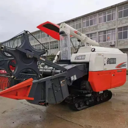 India Kubota 688Q Combine Harvester: Reliable Engine and Gearbox for Farms