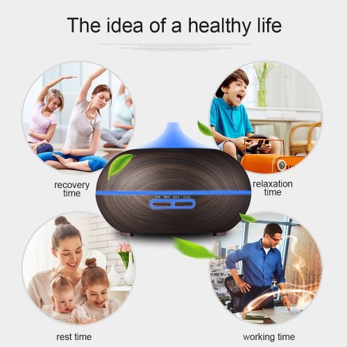 Wooden grain Fea Aroma Diffuser 400ml