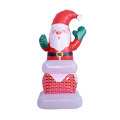 Giant Kirsimeti Inflatable Santa Claus Gaske ado