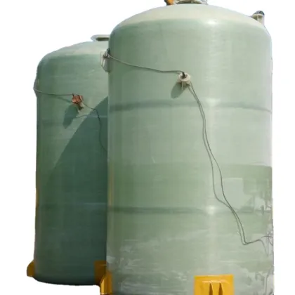 Heat resistant hydrochloric acid /nitric acid frp tank