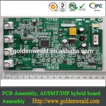 FR4 72um cooper pcb assembly maker tablet pc pcba