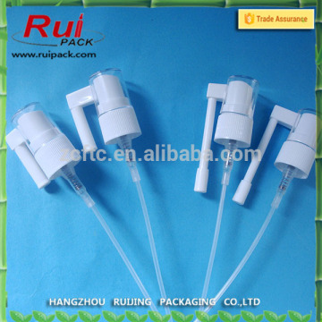 18mm white oral / throat spray pump , PP pharmaceutical sprayer