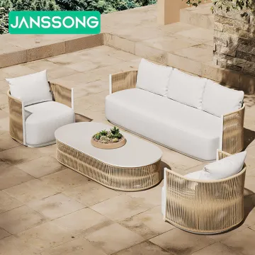 Hotel Patio Outdoor Sofa Set: Aluminum Garden Villa Resort Furniture