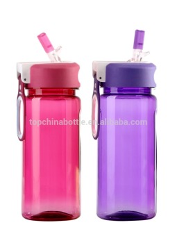 Food grade tritan 600ml plastic water bottle BPA free