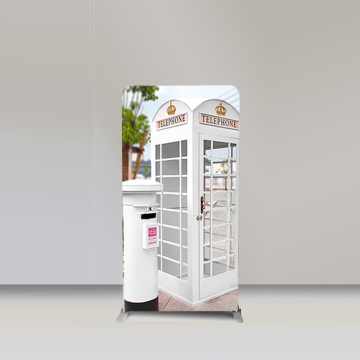 Customizable Telephone Booth Backdrop with Tension Fabric: Perfect Party Decoration and Photo Booth Solution