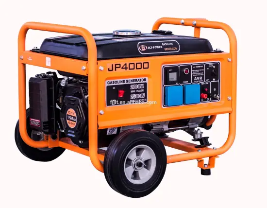2.5KW Gasoline Generator Single Phase Generator Price 2.5kva Petrol Generator Set