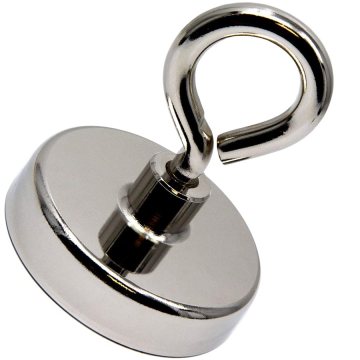 Powerful Neodymium Fishing Magnet Kit with Eye Bolt