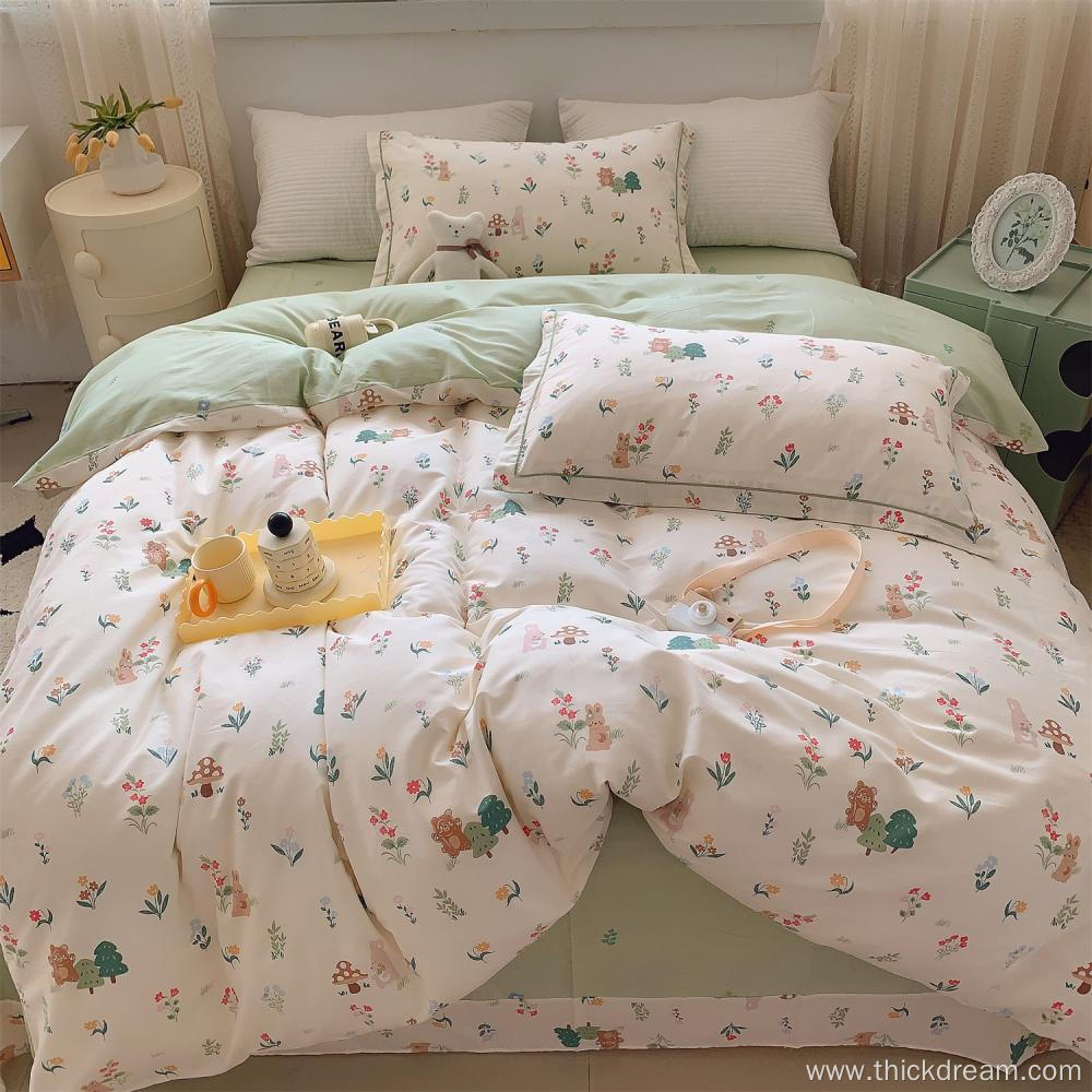 Little Fresh bed sheet cover bedding pillowcase set