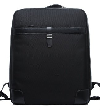 Outdoor Travel Hiking Camping Nylon Leather Computer Backpack (114-11006)