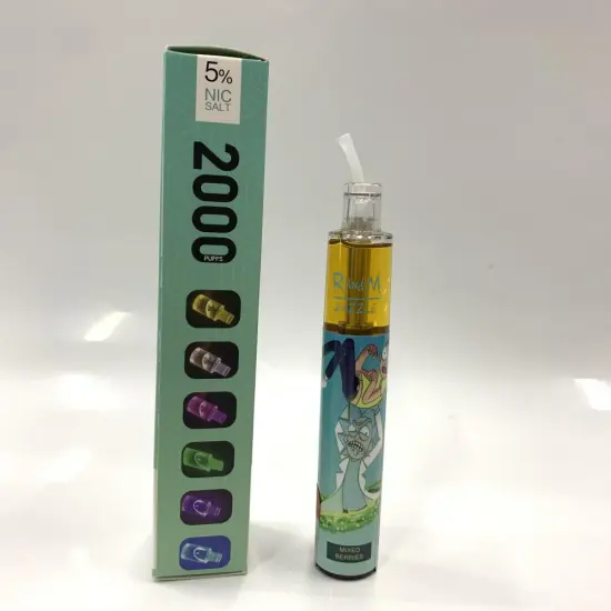 Disposable Electronic Cigarette 9.5 ml oil 7 Colors RGB Light