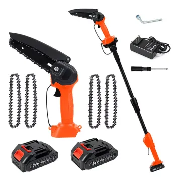 F.EASY.D 4/6 Inch Lithium-Ion Cordless Electric Chainsaw Kit