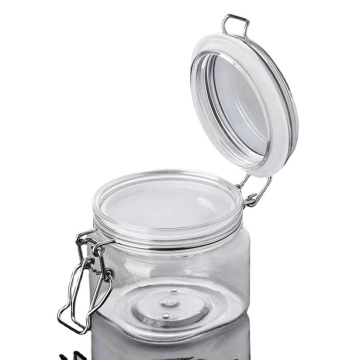 Transparent 400ml PET Sealing Jars - Clear Food Storage Containers
