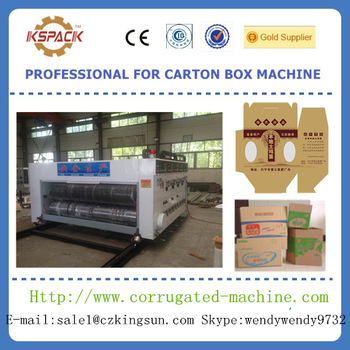 fully automatic corrugated box machine