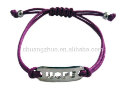 New products HOPE leather bracelet from china wholesale