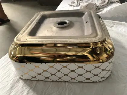 Factory Wholesale Household Bathroom Rectangle Undercounter Sink Basin